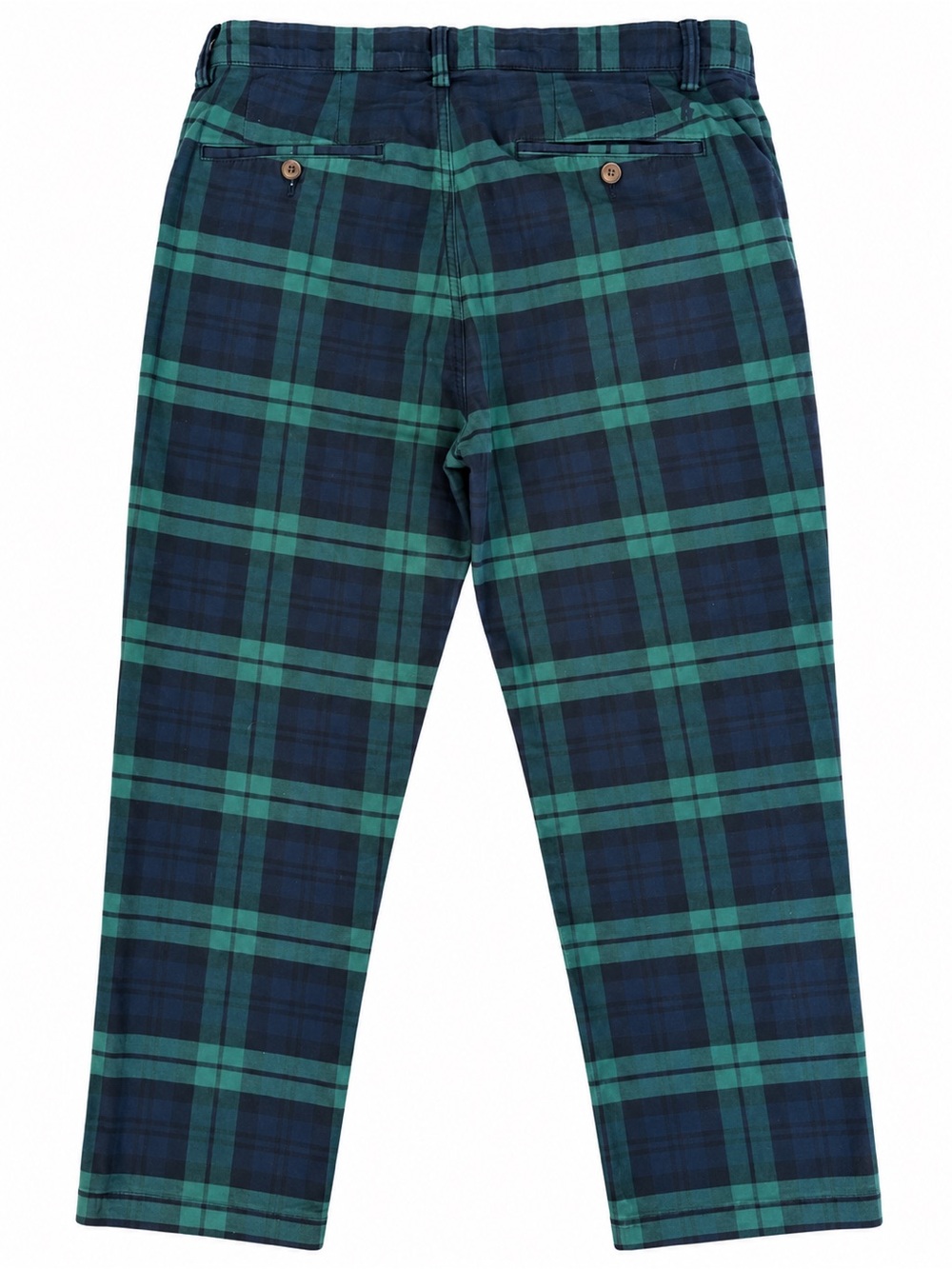 Polo Ralph Lauren Men’s Plaid Tartan Pants Stretch Straight Fit Navy Green 32x32